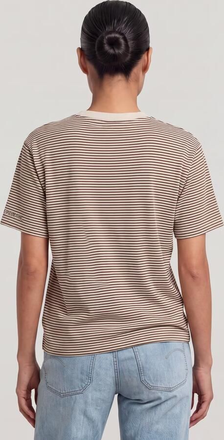 G-Star RAW Stripe Relaxed Knot T-Shirt Meerkleurig Dames - Foto 10
