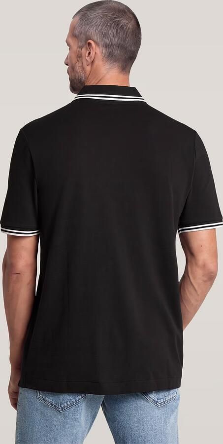 G-Star RAW Striped Collar Slim Polo Zwart Heren - Foto 5
