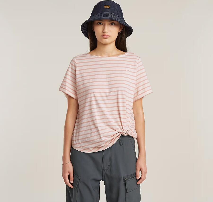 G-Star RAW Striped Knot T-shirt Meerkleurig Dames - Foto 10