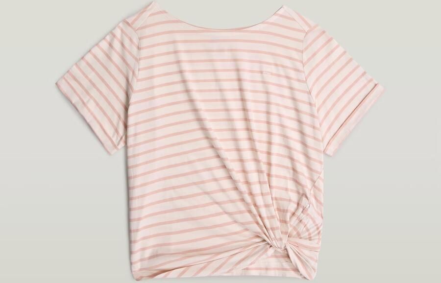 G-Star RAW Striped Knot T-shirt Meerkleurig Dames - Foto 9