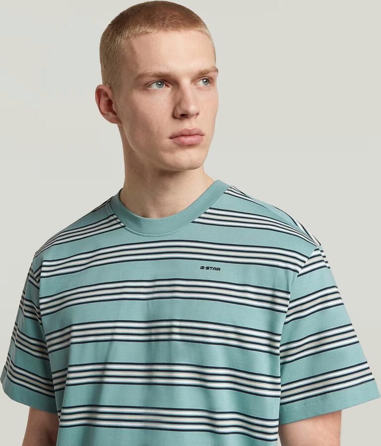 G-Star RAW Striped Regular T-Shirt Meerkleurig Heren - Foto 3
