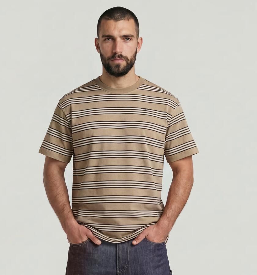G-Star RAW Striped Regular T-Shirt Meerkleurig Heren - Foto 4