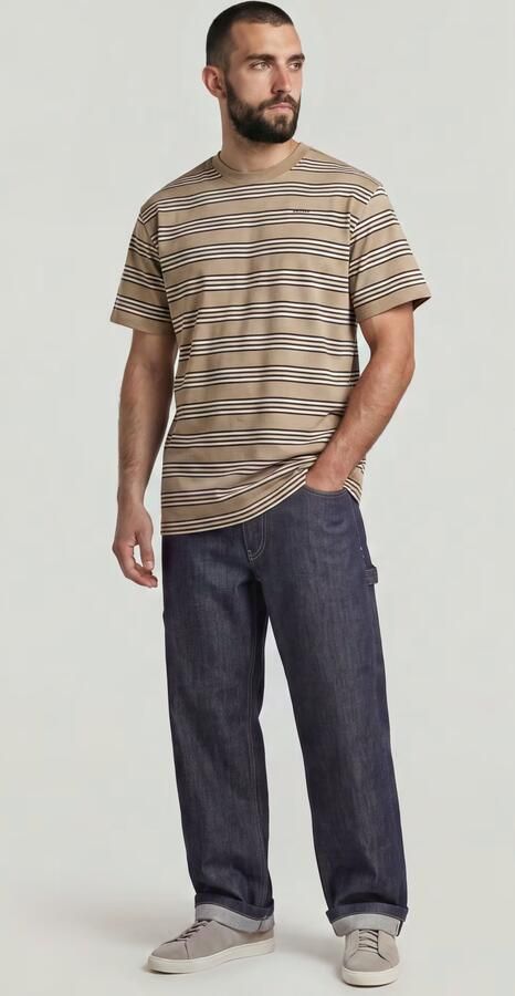 G-Star RAW Striped Regular T-Shirt Meerkleurig Heren - Foto 5