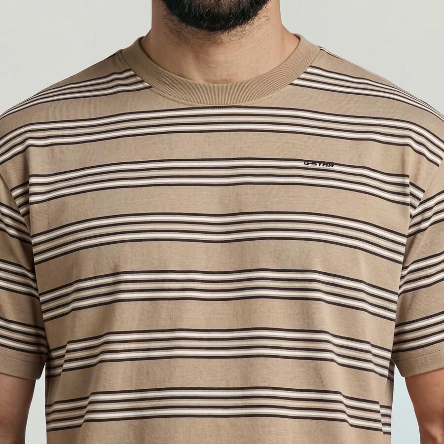 G-Star RAW Striped Regular T-Shirt Meerkleurig Heren - Foto 3