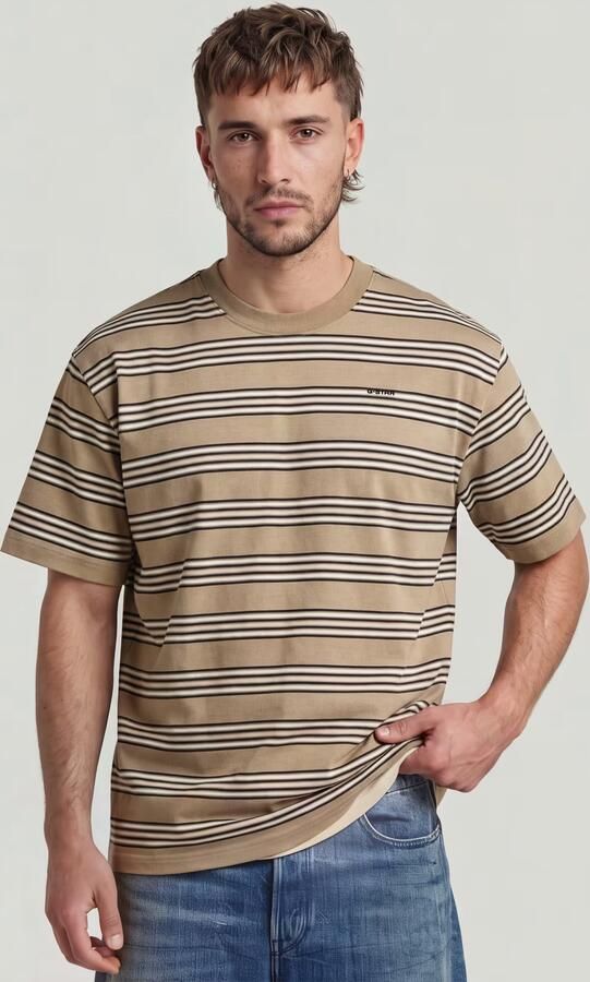 G-Star RAW Striped Regular T-Shirt Meerkleurig Heren - Foto 6