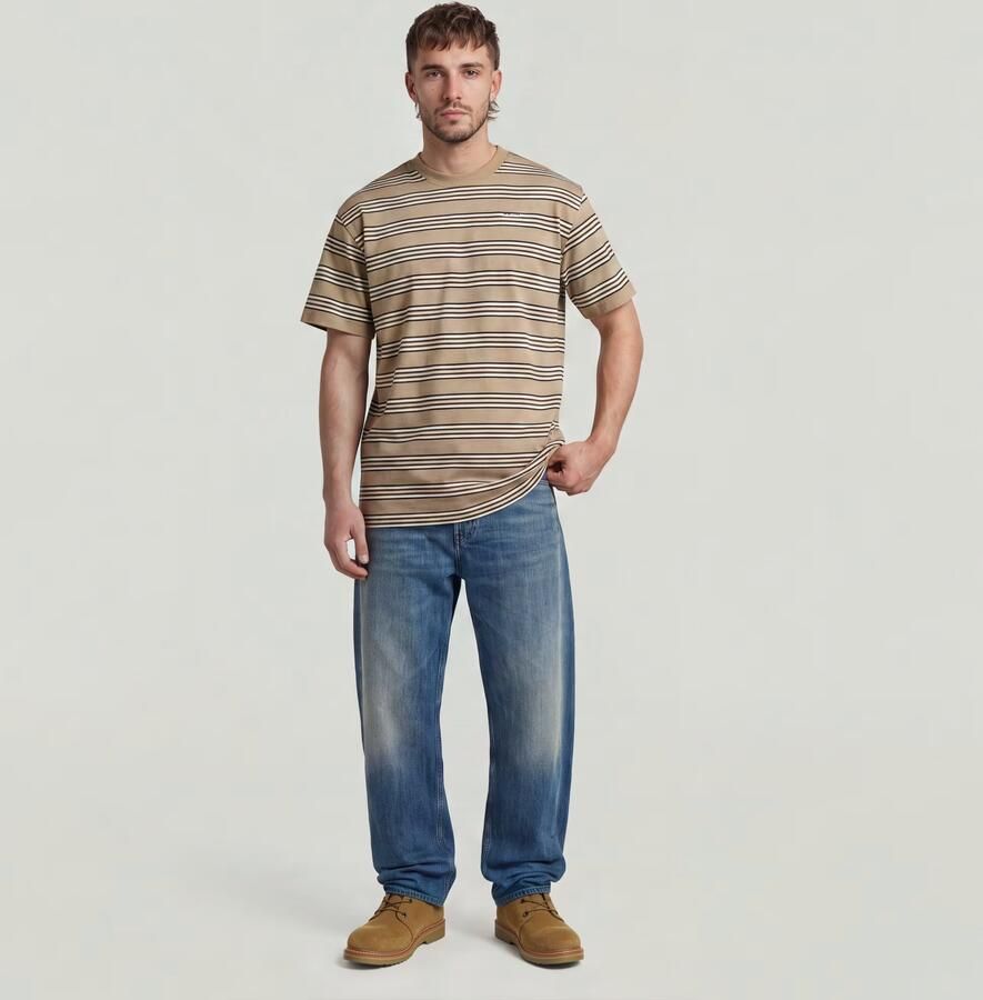 G-Star RAW Striped Regular T-Shirt Meerkleurig Heren - Foto 4