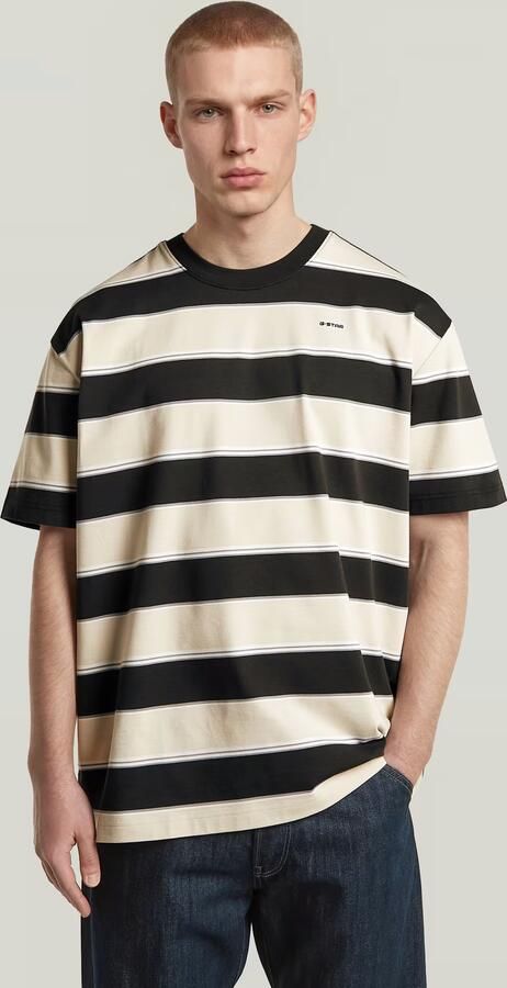 G-Star RAW Striped Relaxed T-Shirt Meerkleurig Heren