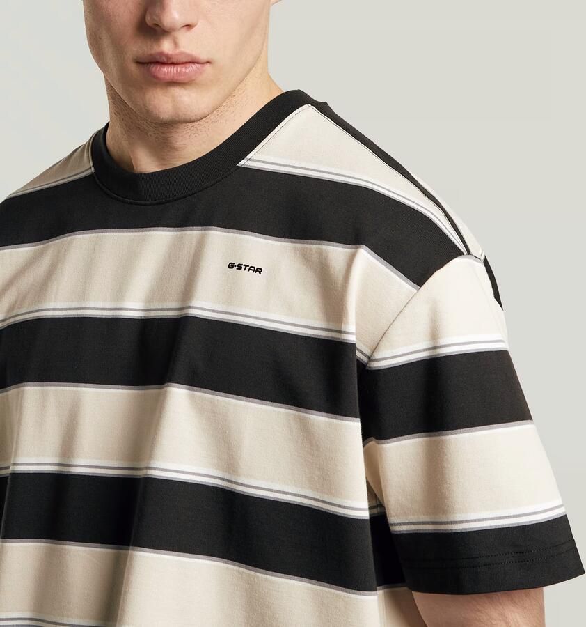 G-Star RAW Striped Relaxed T-Shirt Meerkleurig Heren - Foto 3