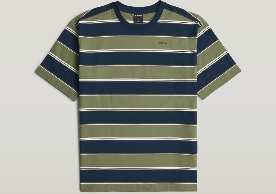 G-Star RAW Striped Relaxed T-Shirt Meerkleurig Heren - Foto 4