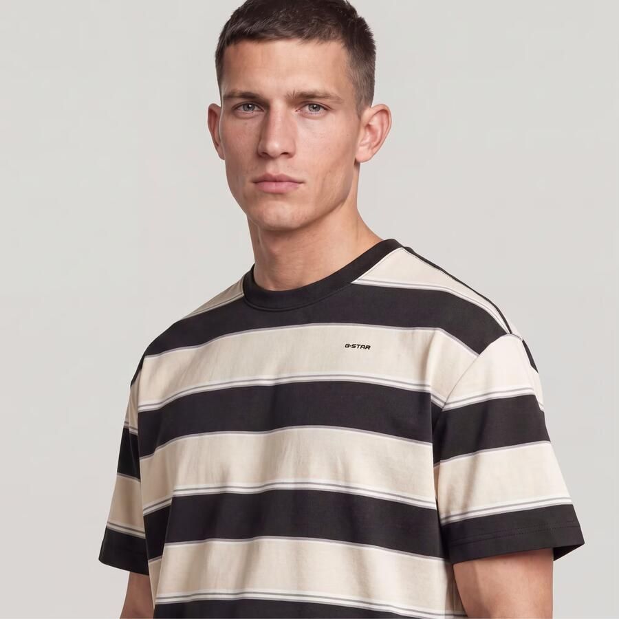 G-Star RAW Striped Relaxed T-Shirt Meerkleurig Heren - Foto 3