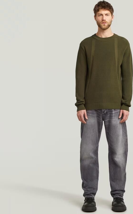 G-Star RAW Structure Gebreide Trui Groen Heren - Foto 5
