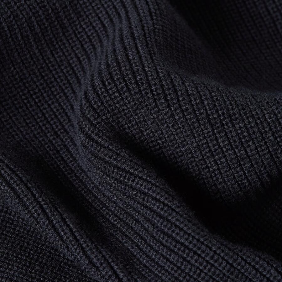 G-Star RAW Structure Ribbed Gebreide Trui Donkerblauw Heren