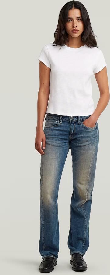 G-Star RAW Structured Baby T-Shirt Wit Dames - Foto 7