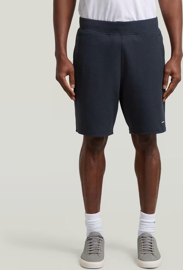 G-Star RAW Structured Jersey Short Donkerblauw Heren - Foto 6