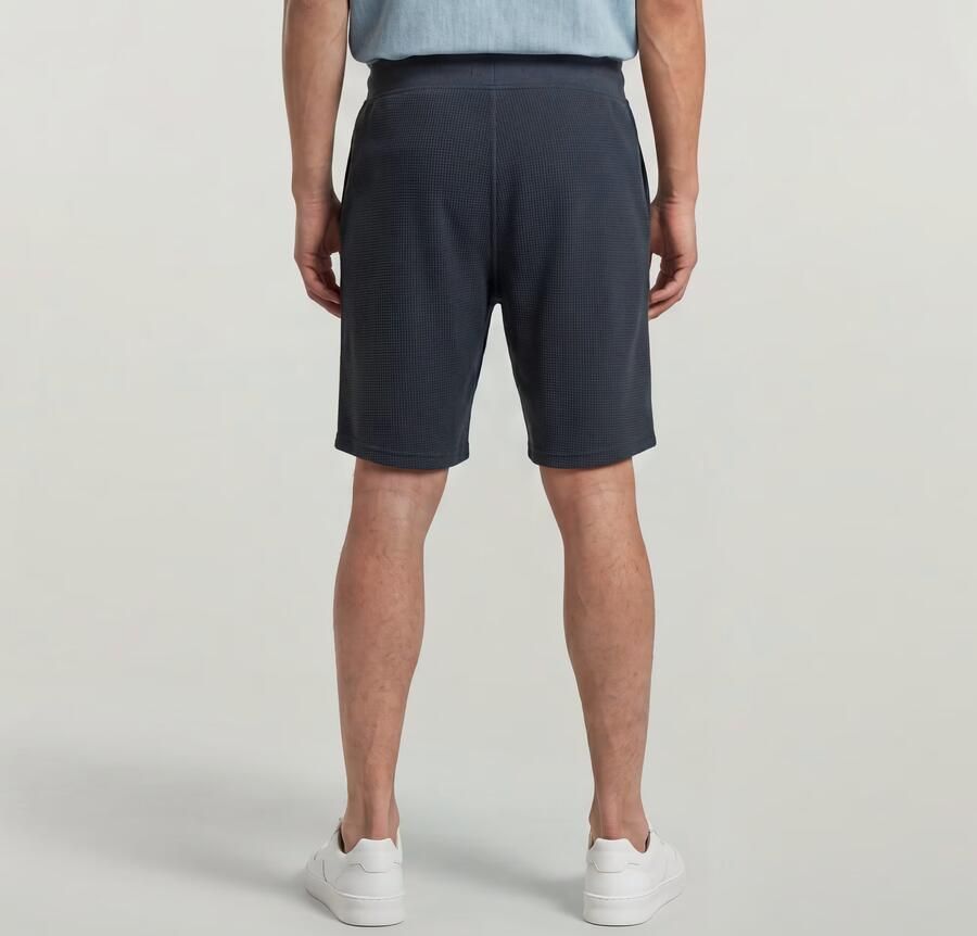 G-Star RAW Structured Jersey Short Donkerblauw Heren - Foto 9