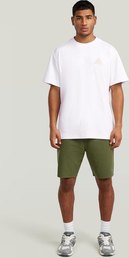 G-STAR RAW Heren Broeken Structured Jersey Short Olijf - Foto 11