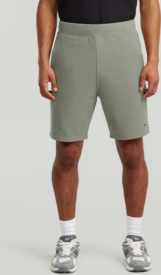 G-Star RAW Structured Jersey Short Groen Heren