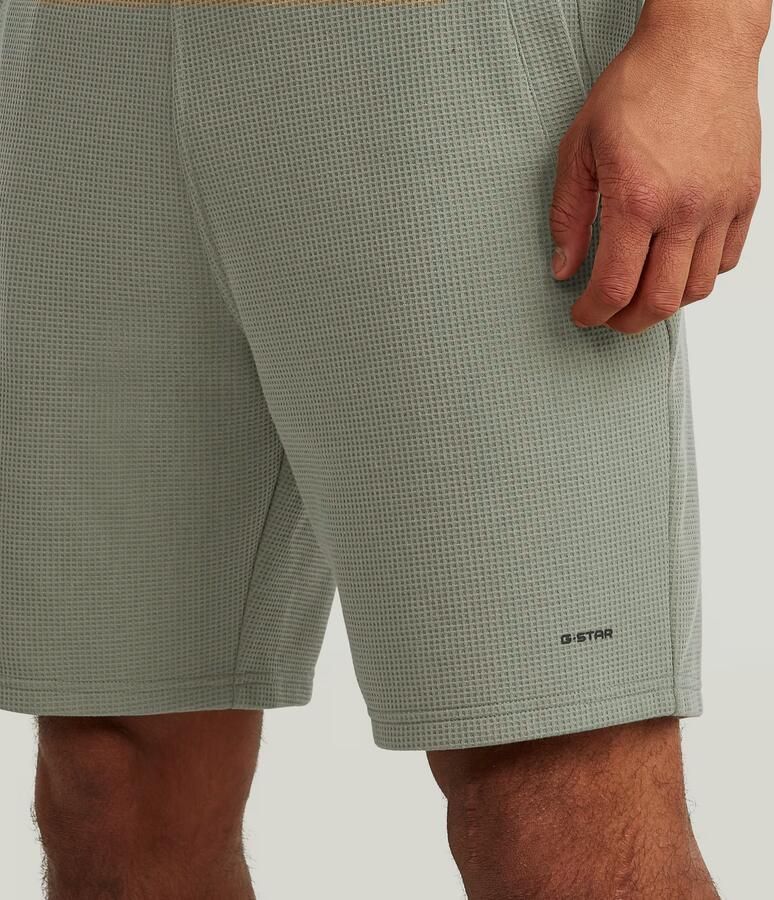 G-Star RAW Structured Jersey Short Groen Heren - Foto 3