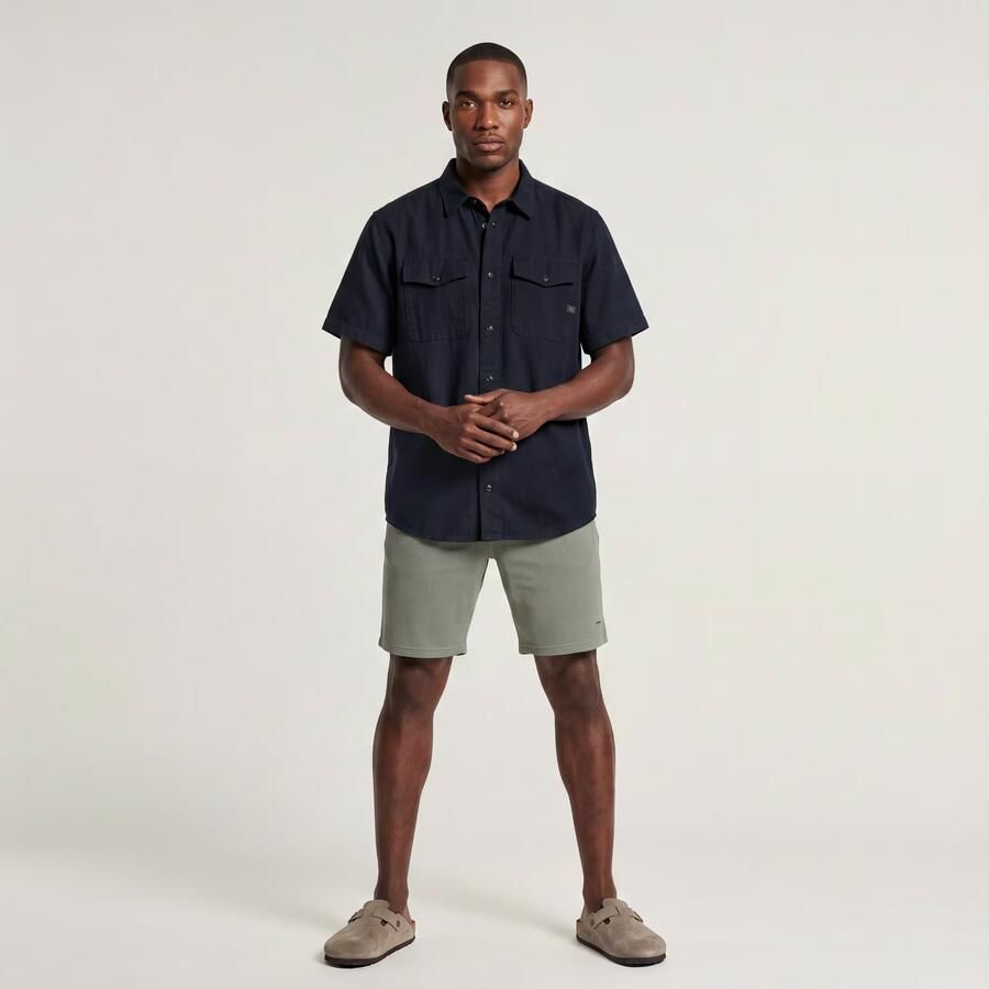 G-Star RAW Structured Jersey Short Groen Heren - Foto 3