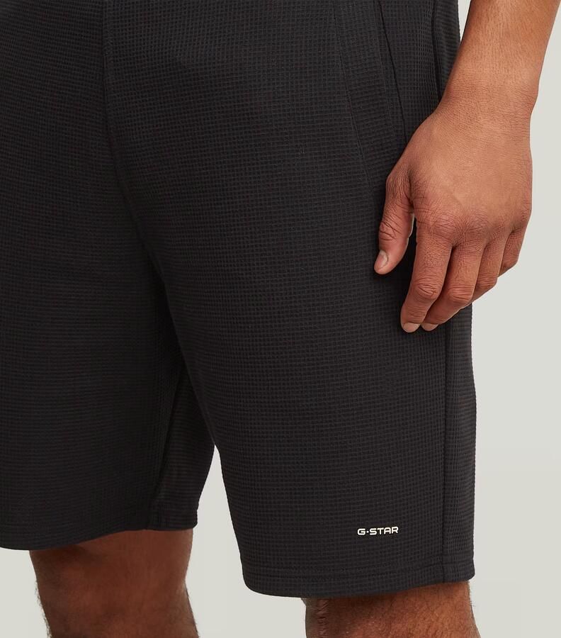 G-Star Raw straight fit short met structuurpatroon - Foto 5