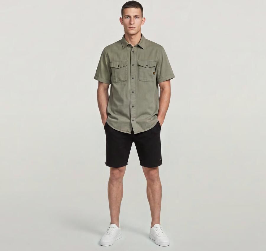 G-Star Raw straight fit short met structuurpatroon - Foto 8