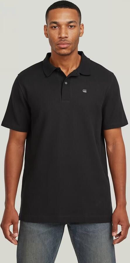 G-Star RAW Structured Polo Zwart Heren - Foto 2