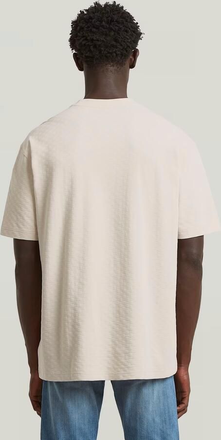 G-STAR RAW Heren Polo's & T-shirts Structured Relaxed Base R T Beige - Foto 11