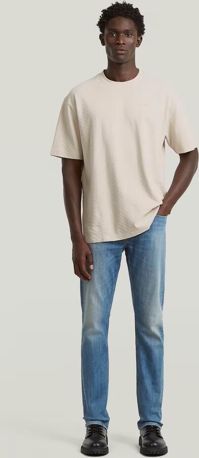G-STAR RAW Heren Polo's & T-shirts Structured Relaxed Base R T Beige - Foto 13