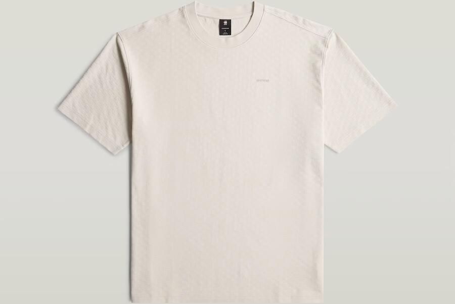 G-STAR RAW Heren Polo's & T-shirts Structured Relaxed Base R T Beige - Foto 10