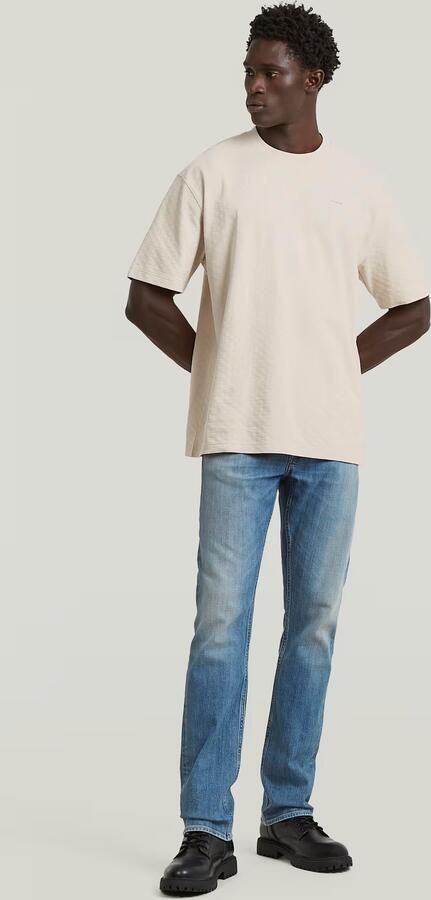 G-STAR RAW Heren Polo's & T-shirts Structured Relaxed Base R T Beige - Foto 12