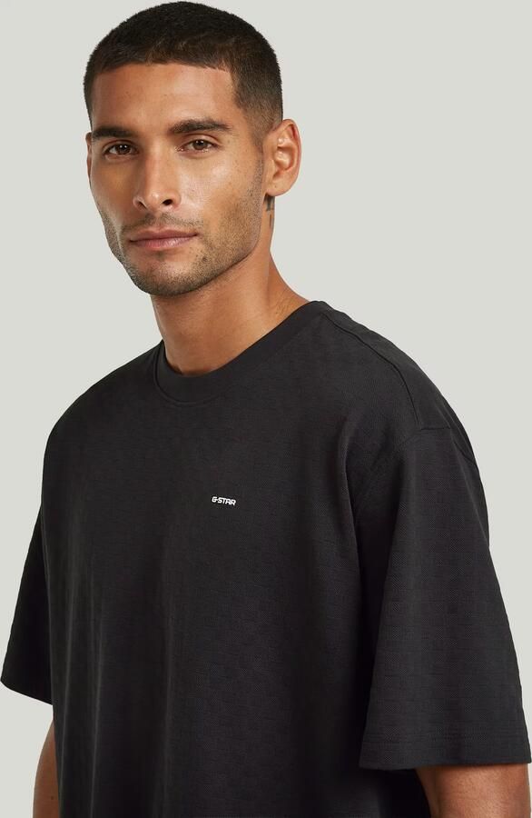 G-Star RAW Structured Relaxed Base T-Shirt Zwart Heren - Foto 5