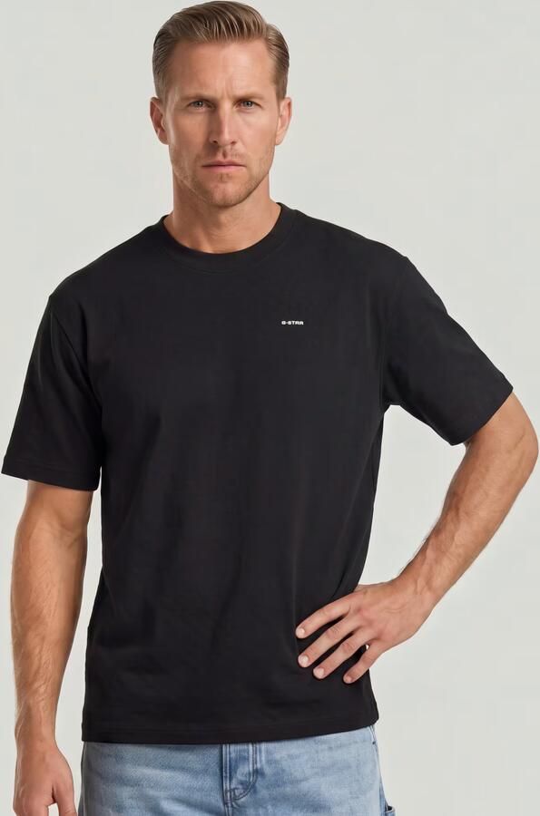 G-Star RAW Structured Relaxed Base T-Shirt Zwart Heren - Foto 8