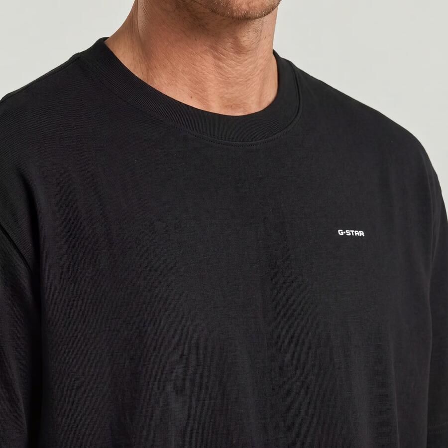G-Star RAW Structured Relaxed Base T-Shirt Zwart Heren - Foto 5