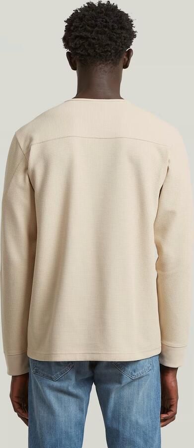G-Star RAW Structured Tweeter Grandad T-Shirt Wit Heren - Foto 6