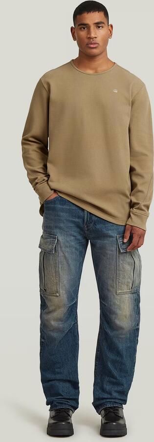 G-Star RAW Structured Tweeter Longsleeve T-Shirt Beige Heren - Foto 6