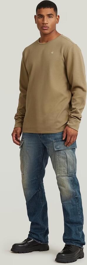 G-Star RAW Structured Tweeter Longsleeve T-Shirt Beige Heren - Foto 7