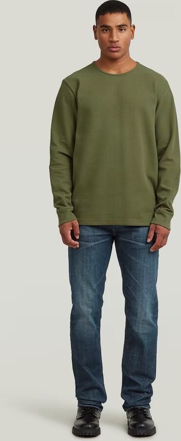 G-Star RAW Structured Tweeter Longsleeve T-Shirt Groen Heren - Foto 7