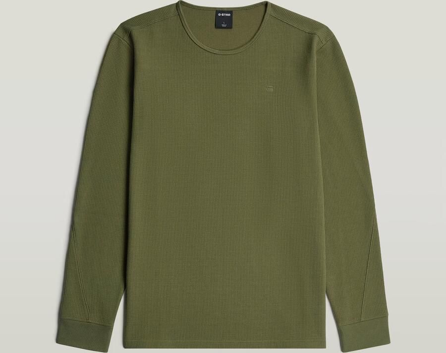 G-Star RAW Structured Tweeter Longsleeve T-Shirt Groen Heren - Foto 5