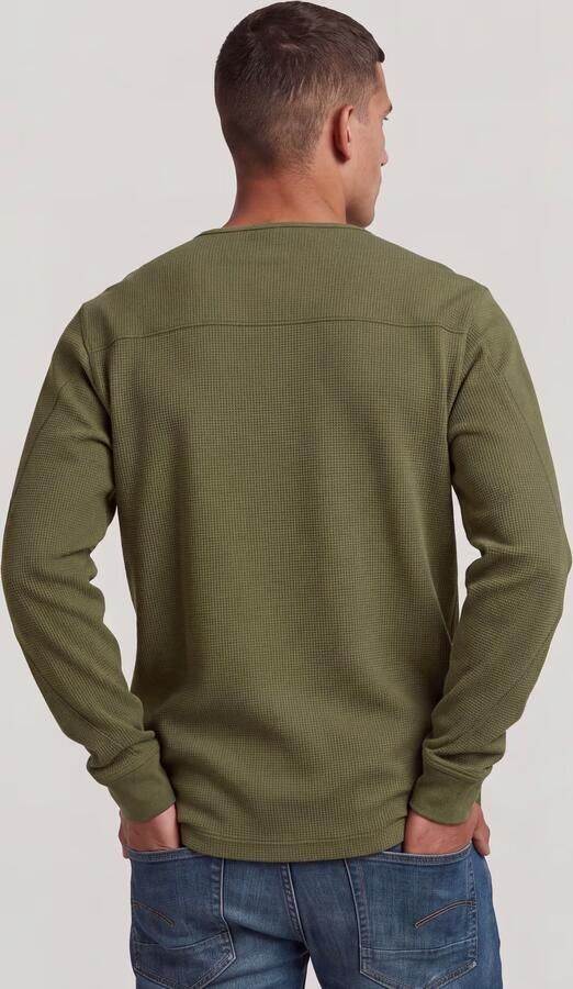 G-Star RAW Structured Tweeter Longsleeve T-Shirt Groen Heren - Foto 6