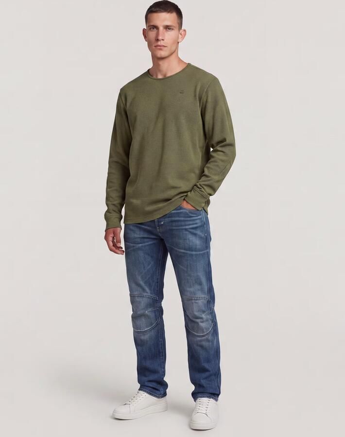 G-Star RAW Structured Tweeter Longsleeve T-Shirt Groen Heren - Foto 4