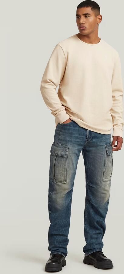 G-Star RAW Structured Tweeter Longsleeve T-Shirt Wit Heren - Foto 6
