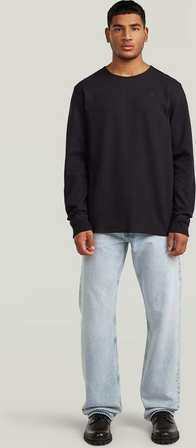 G-Star RAW Structured Tweeter Longsleeve T-Shirt Zwart Heren - Foto 6