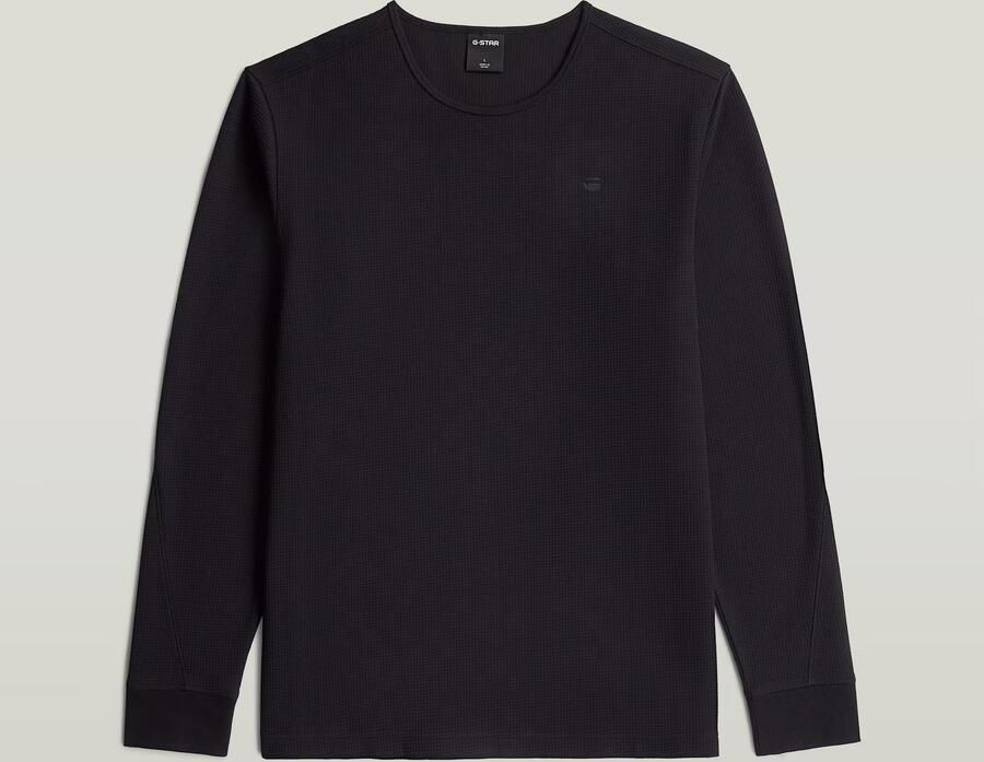 G-Star RAW Structured Tweeter Longsleeve T-Shirt Zwart Heren - Foto 4