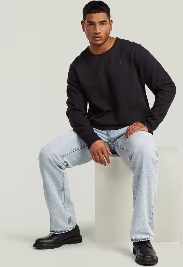 G-Star RAW Structured Tweeter Longsleeve T-Shirt Zwart Heren - Foto 5