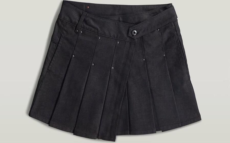 G-Star RAW Stud Wrap Rok Donkerblauw Dames - Foto 4