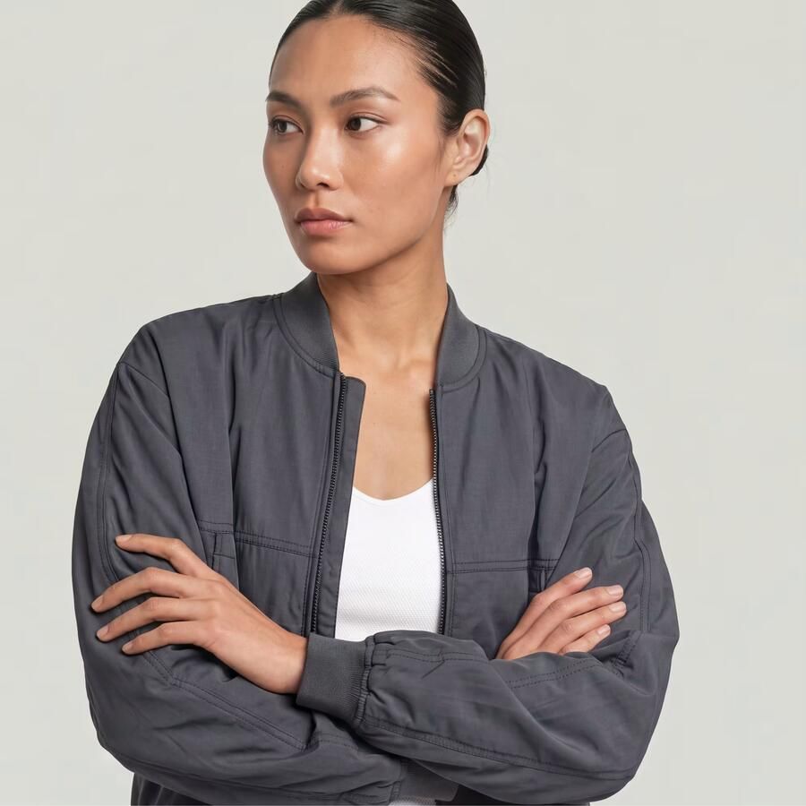 G-Star RAW Summer Bomberjack Grijs Dames - Foto 3