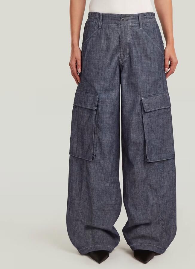 G-Star RAW Summer Cargobroek Donkerblauw Dames