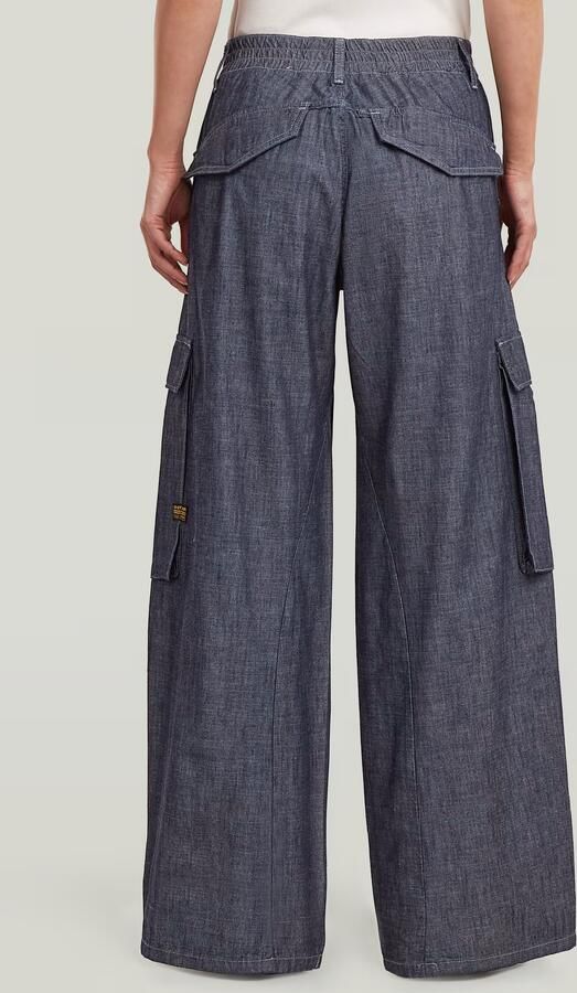 G-Star RAW Summer Cargobroek Donkerblauw Dames - Foto 4