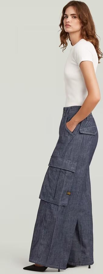 G-Star RAW Summer Cargobroek Donkerblauw Dames - Foto 7
