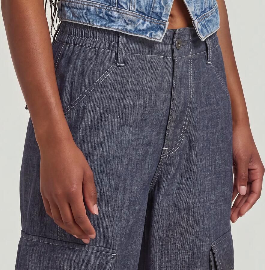 G-Star RAW Summer Cargobroek Donkerblauw Dames - Foto 3